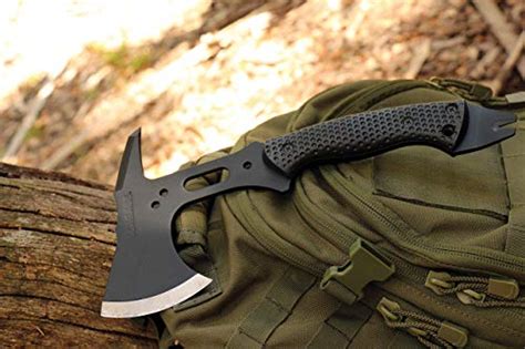 Schrade Scaxe In Full Tang Tactical Hatchet With In High Carbon