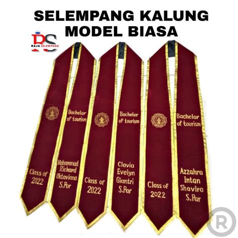 Jual Selempang Slempang Kalung Wisuda Logo Selempang Leher Wisuda Logo