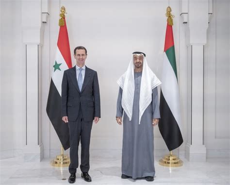 Uae Leaders Receive Syrian President Assad｜arab News Japan