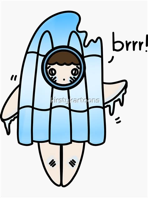 Popsicle Sticker For Sale By Kirstykartoons Redbubble