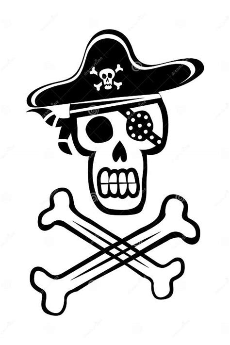 Pirate Skull And Crossbones Stock Vector Illustration Of Halloween