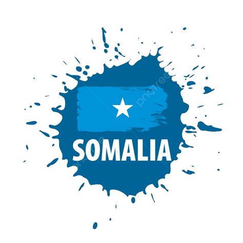 White Background Vector Illustration Of The Flag Of Somalia Vector Background Identity Shape