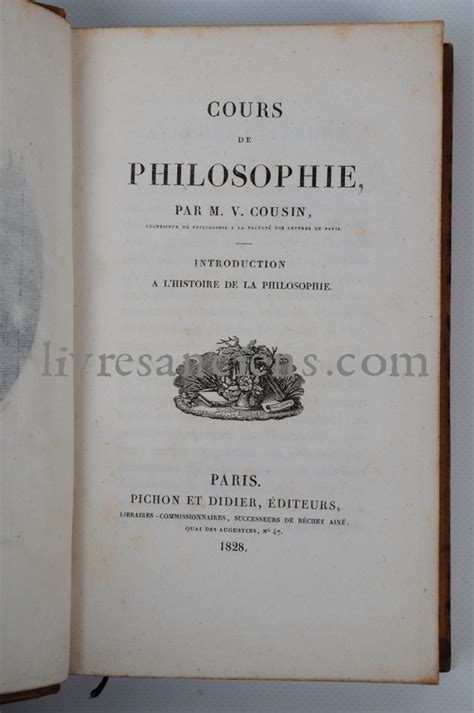 Cours de philosophie Introduction à l histoire de la philosophie by