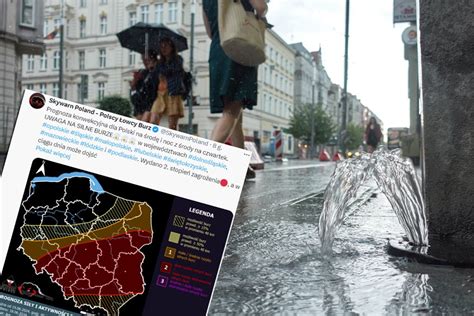 Pogoda Na Rod Uwaga Ca A Polska W Alertach Imgw Silne Burze