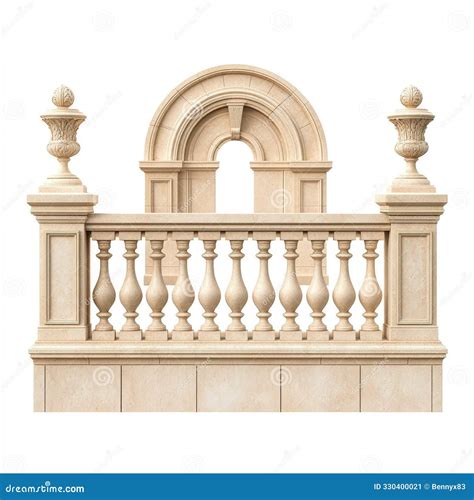 Stone Balustrade With Balusters For Fencing. Palace Fence. Balcony ...