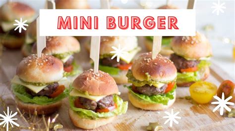 Mini Hamburger Als Partysnack Cheeseburger Fingerfood