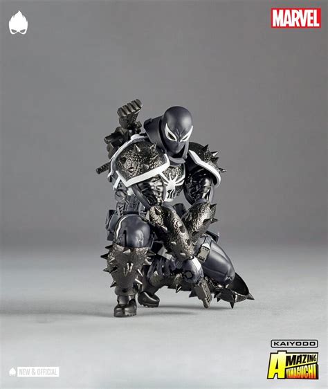 Kaiyodo Amazing Yamaguchi Action Figure Scale Agent Venom Reissue