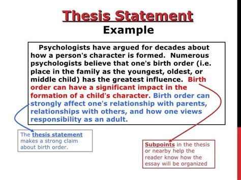 Argumentative Essay Thesis Statement Examples