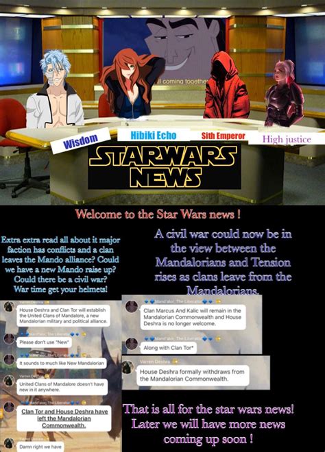 Star Wars News Part 3 Short Version 1 Page Star Wars New Era Amino