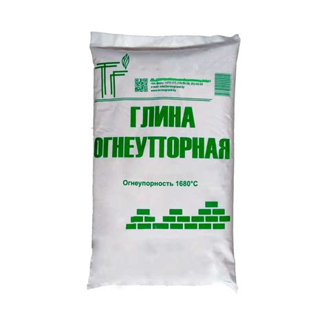 Глина огнеупорная фасованная (10 кг)