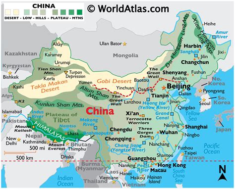 China Maps Including Outline and Topographical Maps - Worldatlas.com