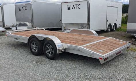 NEW 2024 Legend 18 HD Aluminum Open Car Hauler W Underbody Ramps