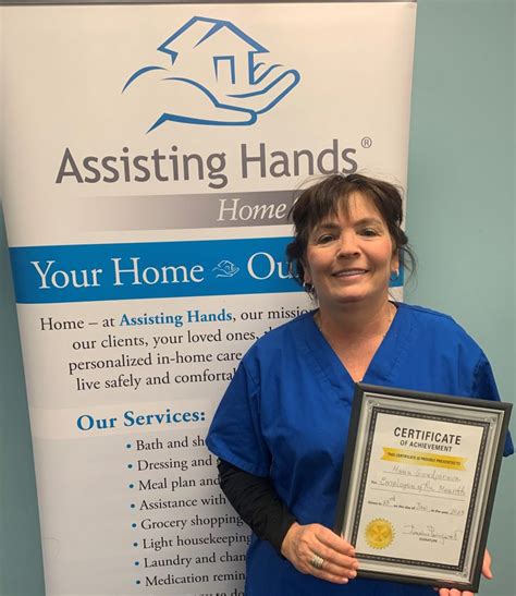 January Caregiver Of The Month Maria Assisting Hands Home Care