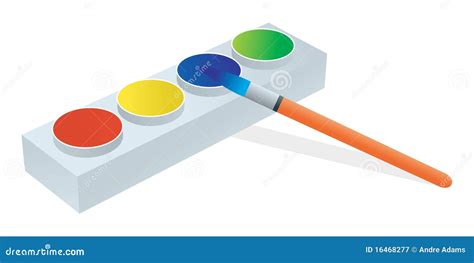 Watercolors Set Stock Illustration Illustration Of Activity