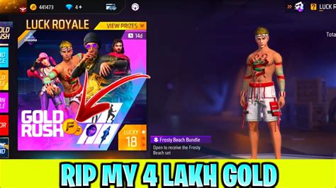 Gold Rush Event Spin 🤩 Free Fire New Event Youtube