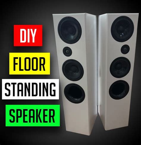 Diy Floor Standing Speakers Dual Woofer Beginner Friendly Speaker