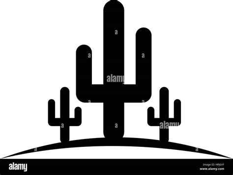 Succulent Cactus Tree Mexico Stock Vector Images Alamy