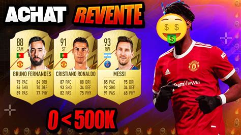 FUT 22 ACHAT REVENTE PASSER DE 0 500 000 CREDITS RAPIDEMENT GRACE à