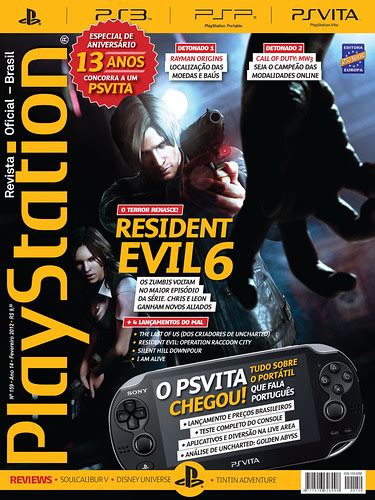 PS Vita e RE6 São os Destaques da Nova Edição da PlayStation Revista