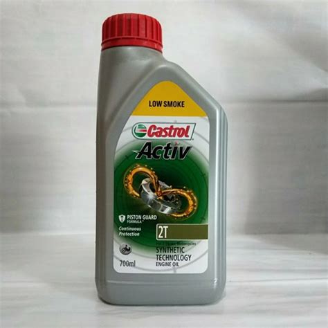 Jual OLI SAMPING 2T CASTROL ACTIV PISTON GUARD LOW SMOKE 700ML Shopee