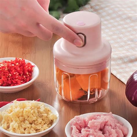 Jual Blender Chopper Mini Usb 100ml Food Grade Alat Giling Bawang