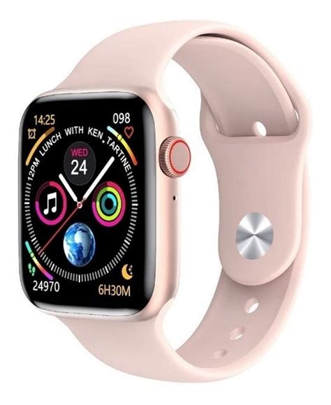 Smartwatch W Plus Rosa Reloj Inteligente Mujer Ip Mercado