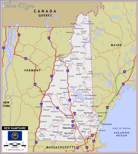 New Hampshire Map