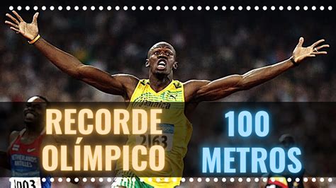 Recorde Ol Mpico Metros Rasos Masculino Usain Bolt Youtube