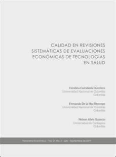 Calidad En Revisiones Sistem Ticas De Evaluaciones Econ Micas De