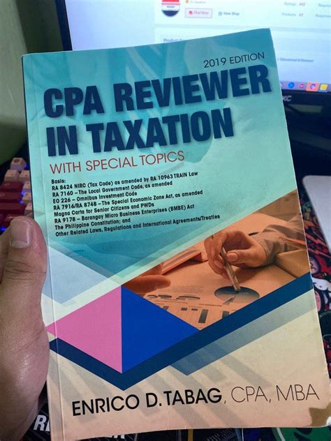 CPA Reviewer In Taxation 2019 Edition Hobbies Toys Books