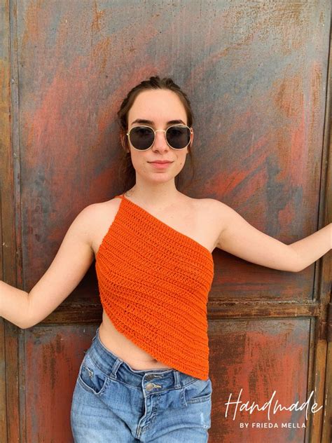 Glowy Skin Summer Crochet Top Handmade Fashion Sustainable Clothing