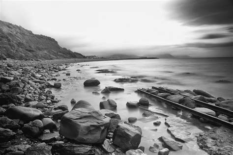 Fondos De Pantalla Paisaje Monocromo Mar Agua Rock Apuntalar