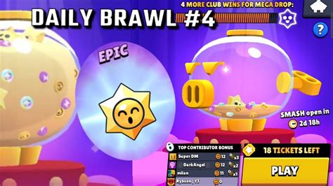 DAILY BRAWL 4 MEGA PIG STARTS BRAWLIDAYS GIFT MICO NEW BRAWLER