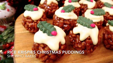 Rice Krispies Christmas Puddings Youtube