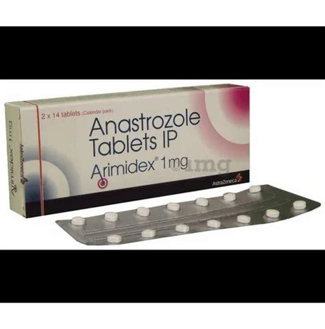 Arimidex Anastrozole 1mg Tablet Astra Zeneca 2 X 14 Tablets At Rs