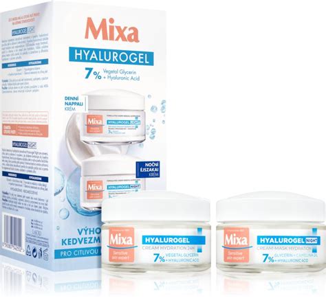 Mixa Hyalurogel Set For Sensitive And Dry Skin Notino Co Uk