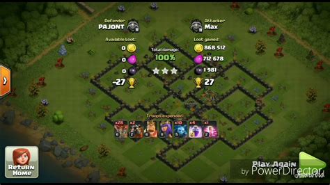 Clash Of Clans Massive Loot Raids Top 5 Countdown Youtube