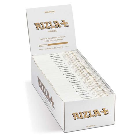 Cartine Rizla Corte Bianche White Box Da Libretti Cartine