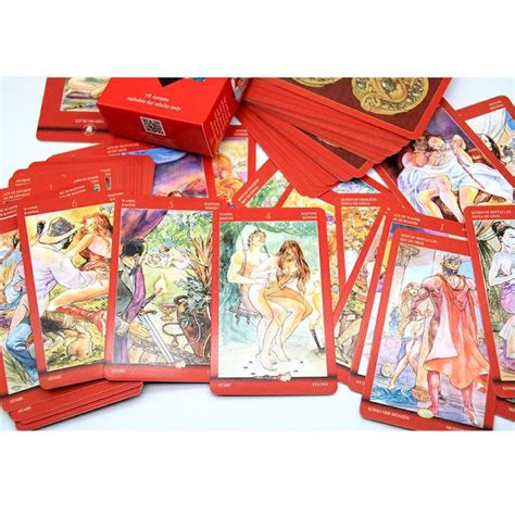 Tarot Deck 78 Cards Erotic Sexual Deck Sexy Oracle Love Tarot Etsy