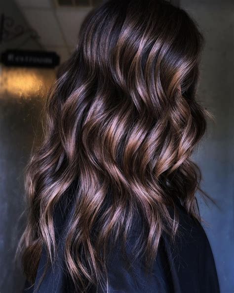 Dark Hair Color Ideas With Lowlights