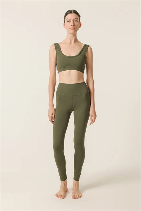 Nude Lucy Nude Active Crop Top Forest Stylerunner