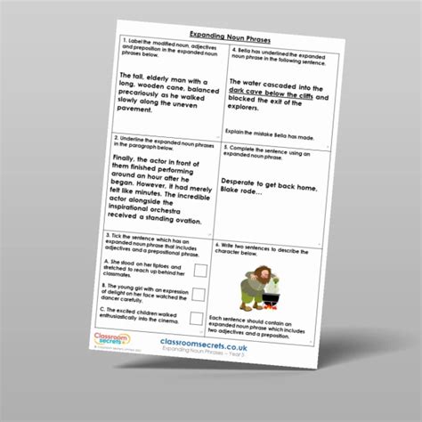 Expanding Noun Phrases Mixed Activity Resource | Classroom Secrets