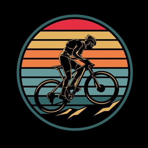 Mountainbike Illustration Premium Vektor