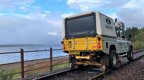 Aquarius Rail Sand Rover Cleaning The Tracks Of Fallen Leaves