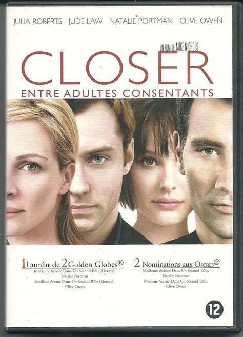 Amazon Closer Entre Adultes Consentants Dvd Et Blu Ray Petits Prix