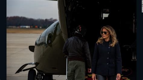 Melania Trump Makes Historic Osprey Flight To Visit Us Military Cnnpolitics