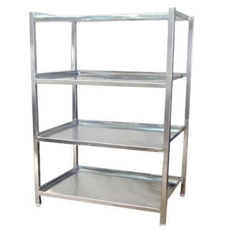 Silver Shelves Ss Storage Rack For Hotel At Rs Piece In