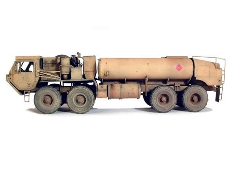 M978 Hemtt Oshkosh Fuel Tanker 1/35 Scale Model | Scale models, Model ...