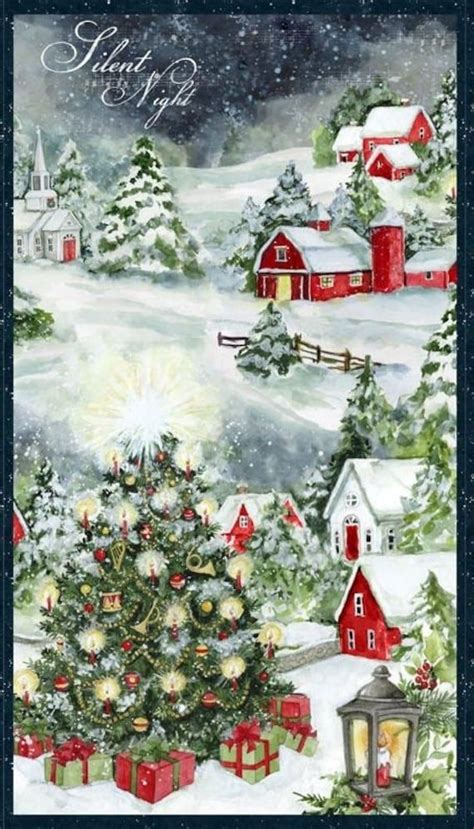 Winter Hollow Holiday Scenic Multi Panel By Susan Winget For