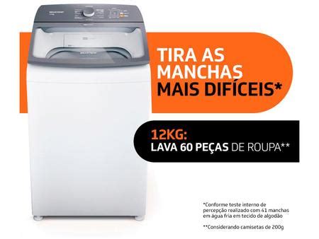 Lavadora De Roupas Brastemp 12Kg Cesto Inox 12 Programas De Lavagem